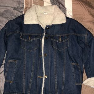 Sherpa Lined Denim Jacket